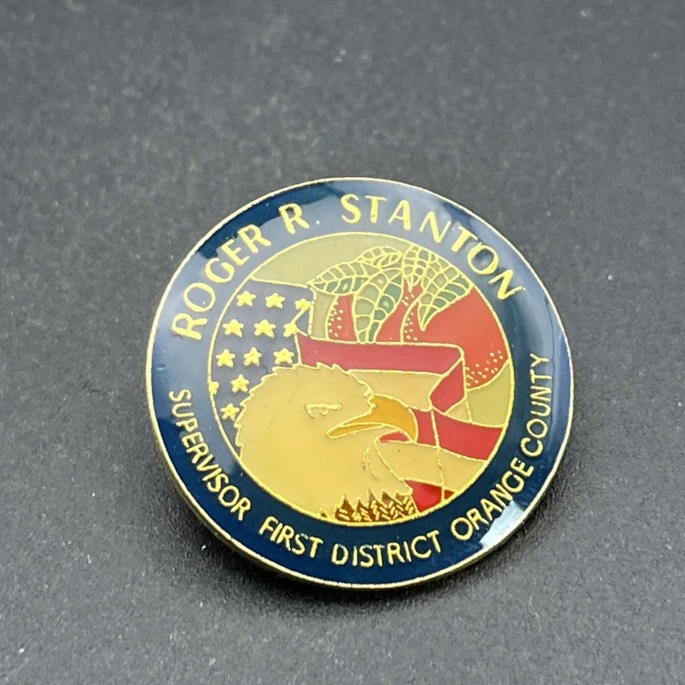 Orange County California Supervisor First District Roger Stanton Lapel Hat‎ Pin